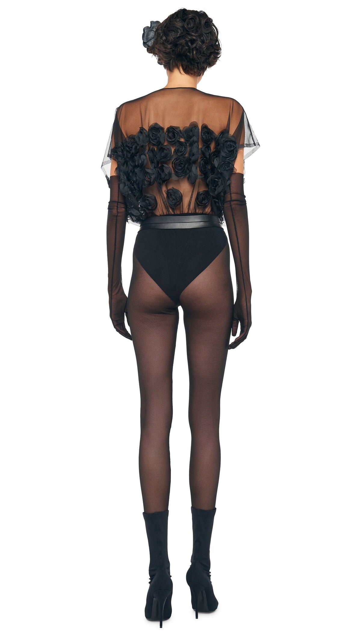 SUPER OS SLEEVELESS BF BODYSUIT Black | Norma Kamali Women