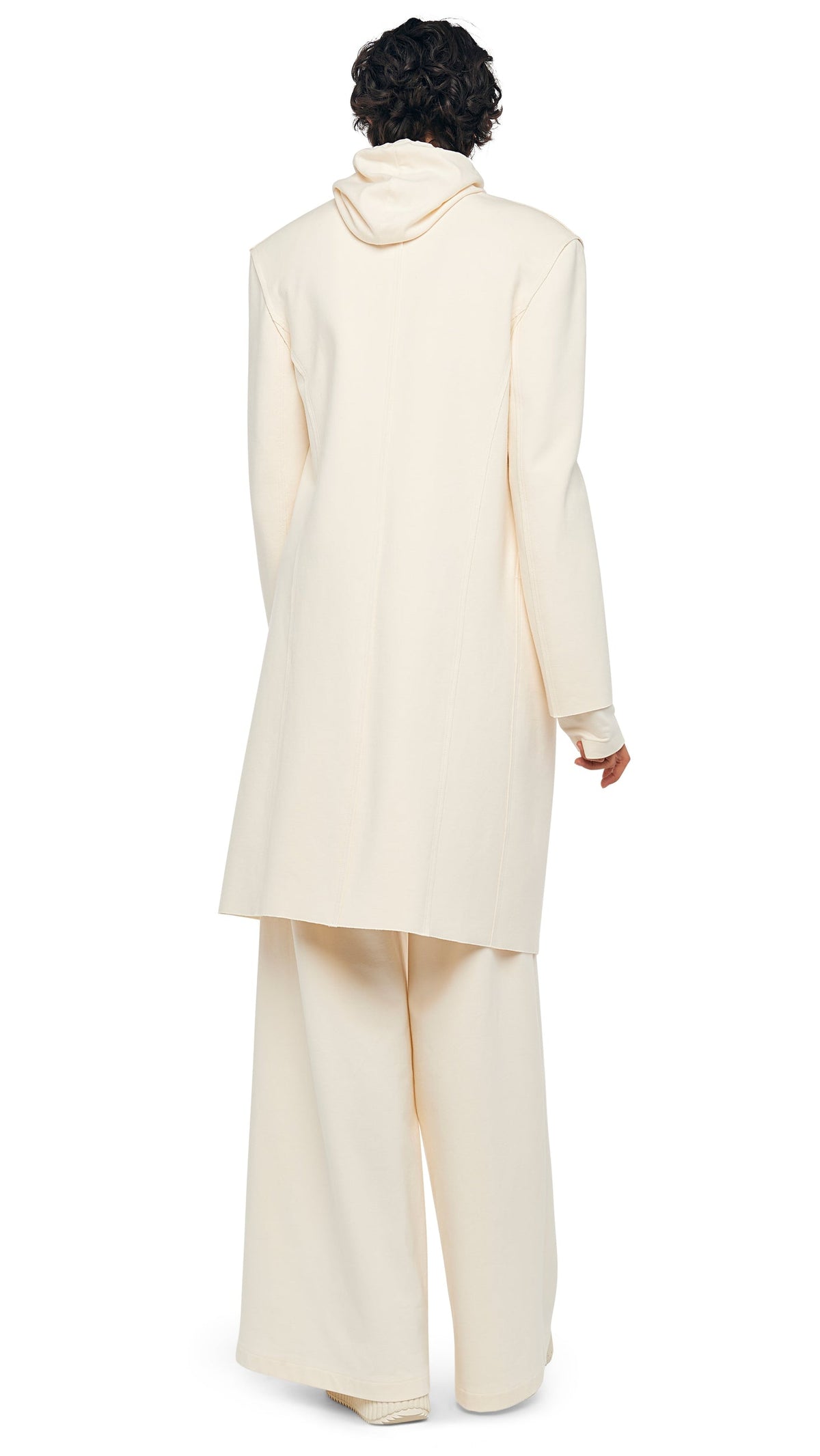 BOYFRIEND ELEPHANT SWEATPANT Cream | Norma Kamali Women