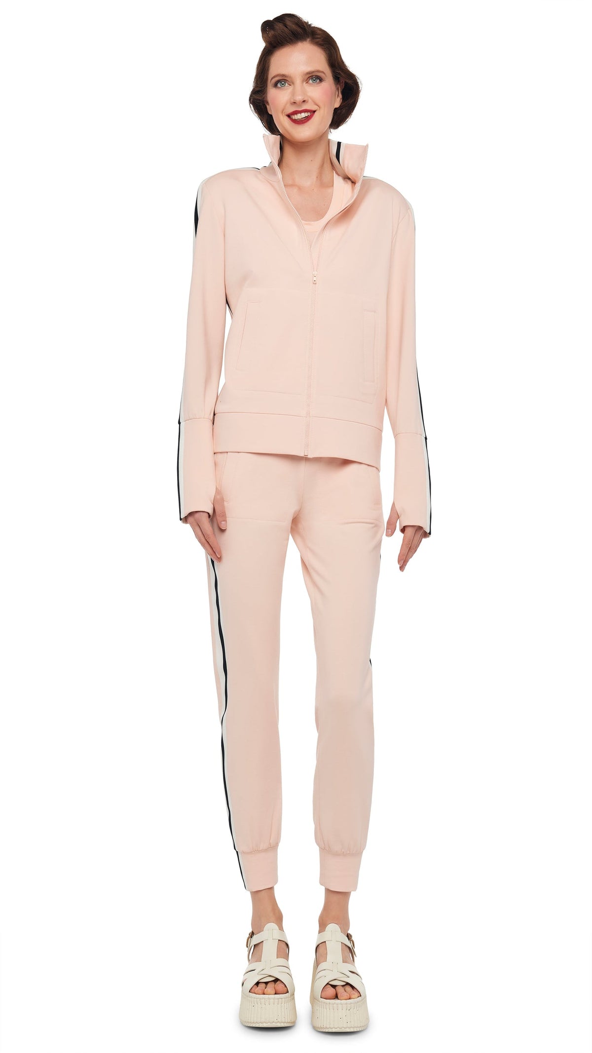 SIDE STRIPE JOG PANT Baby | Norma Kamali Women