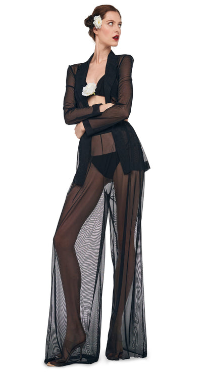 MENS PLEAT PANT Black | Norma Kamali Women
