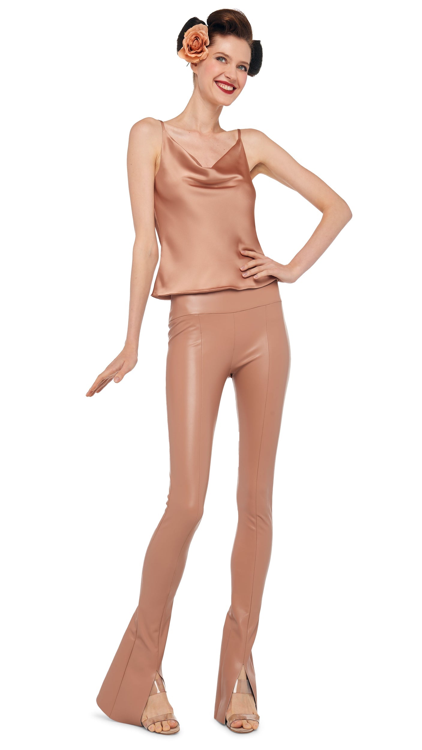 SPAT LEGGING Cappuccino | Norma Kamali Women