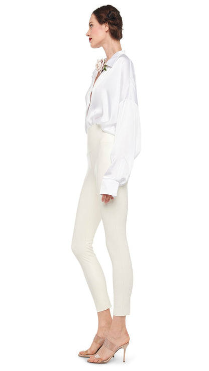 LONG LEGGING Cream | Norma Kamali Women