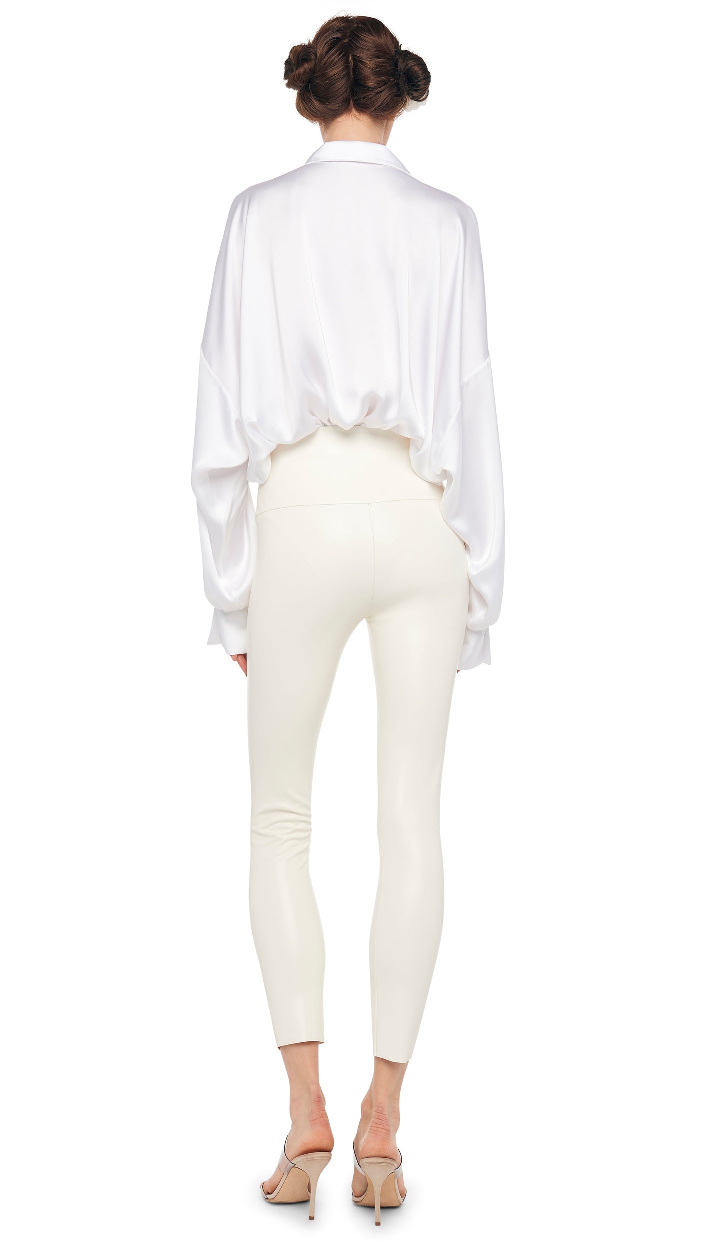 LONG LEGGING Cream | Norma Kamali Women
