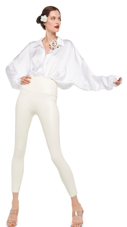 LONG LEGGING Cream | Norma Kamali Women