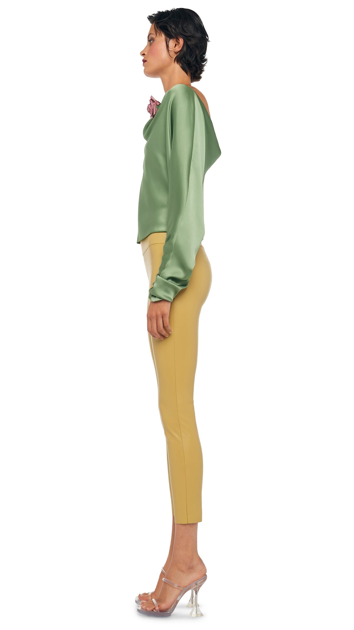 LONG LEGGING Asparagus | Norma Kamali Women