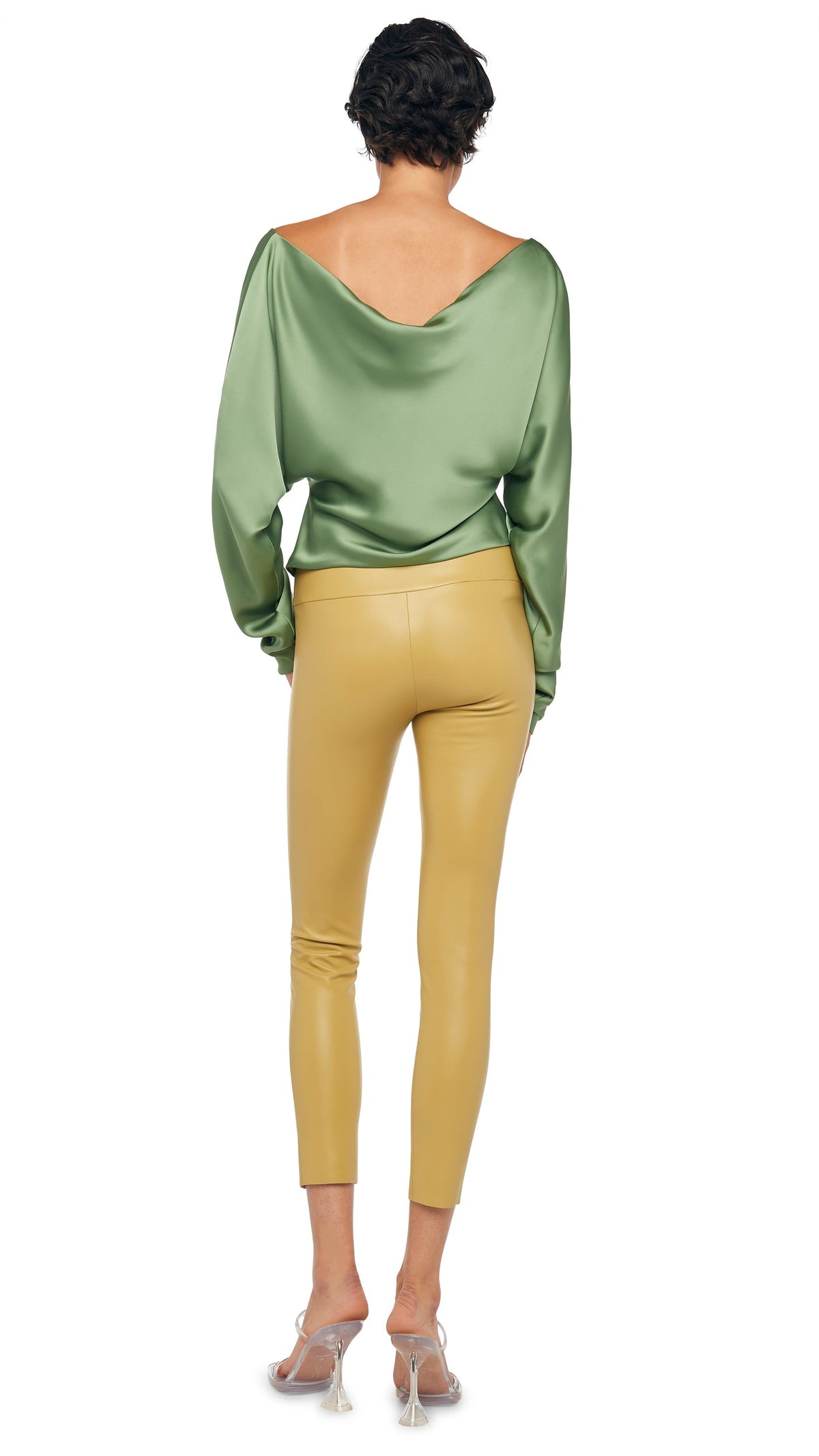 LONG LEGGING Asparagus | Norma Kamali Women