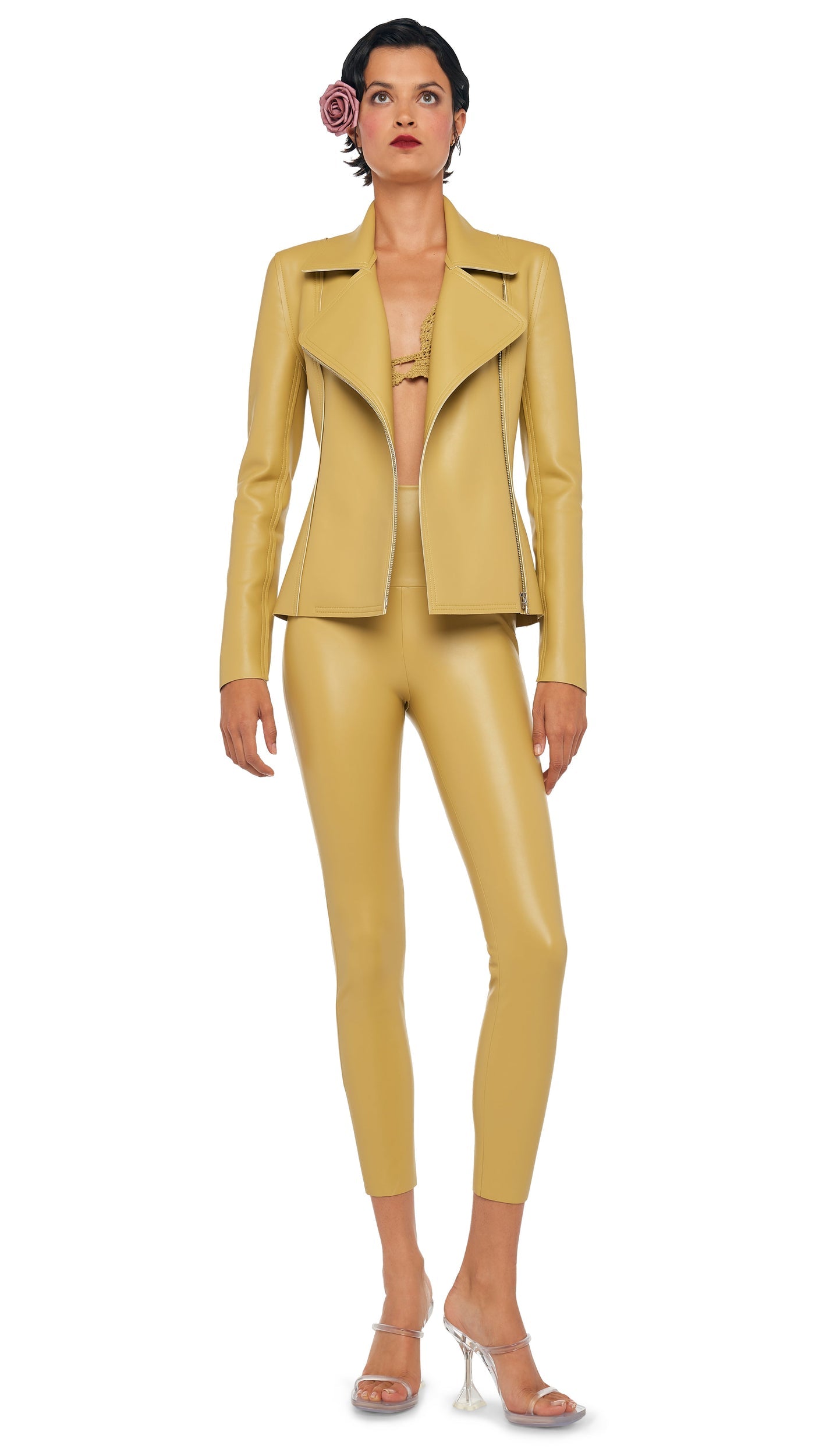LONG LEGGING Asparagus | Norma Kamali Women