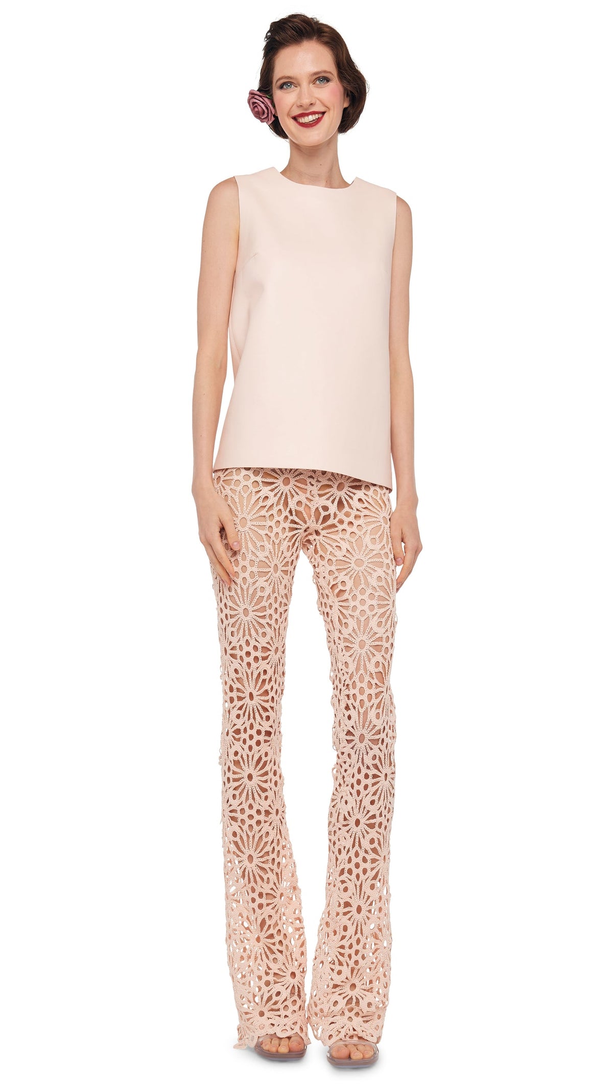 BOOT PANT W/O WAISTBAND Baby | Norma Kamali Women