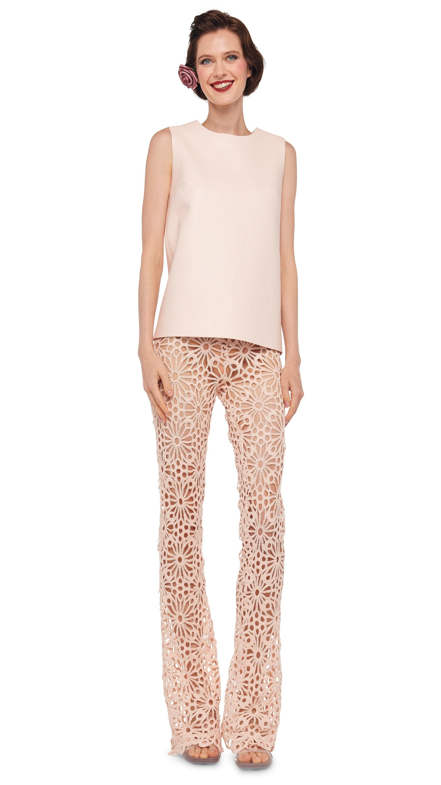 BOOT PANT W/O WAISTBAND Baby | Norma Kamali Women