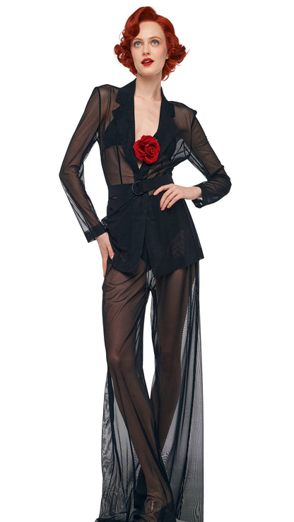 CLASSIC SINGLE BREASTED JACKET Black | Norma Kamali Women