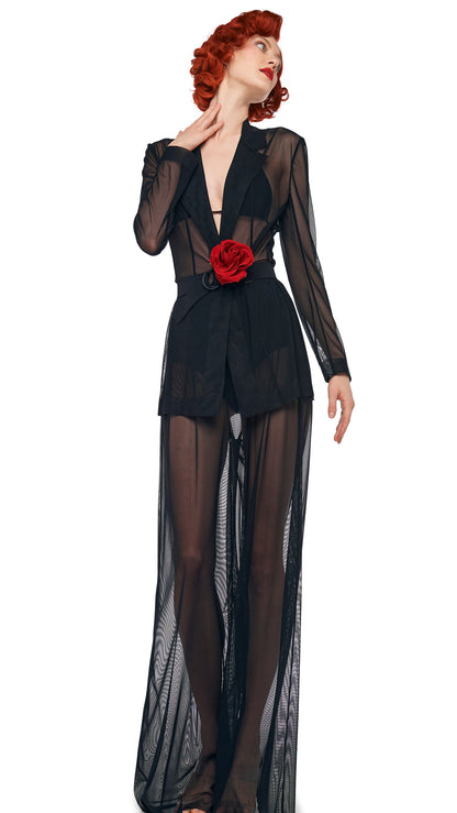 CLASSIC SINGLE BREASTED JACKET Black | Norma Kamali Women
