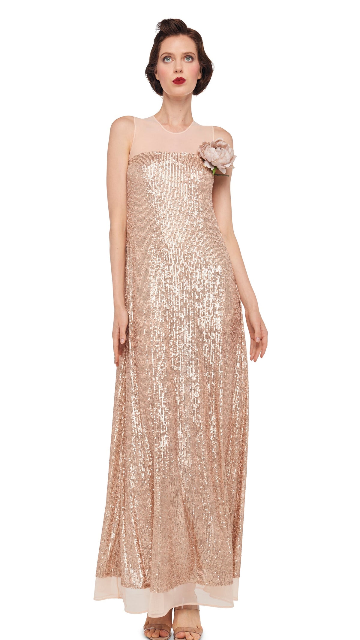 SLEEVELESS SWING MAXI DRESS Baby | Norma Kamali Women