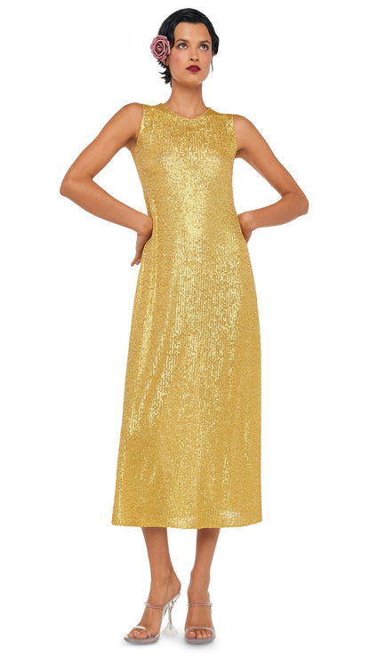 SLEEVELESS SWING DRESS Asparagus | Norma Kamali Women
