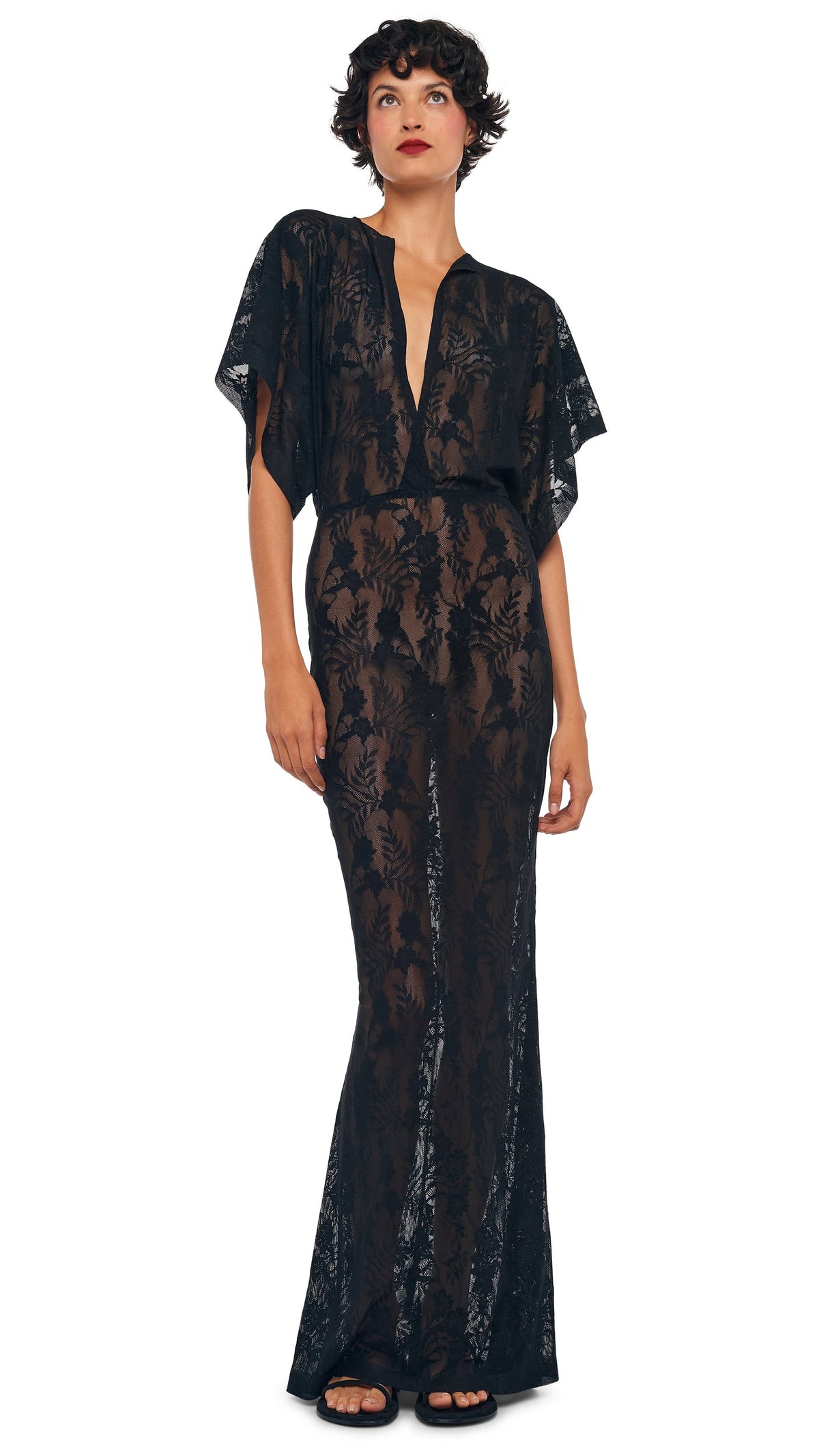 OBIE GOWN Black | Norma Kamali Women