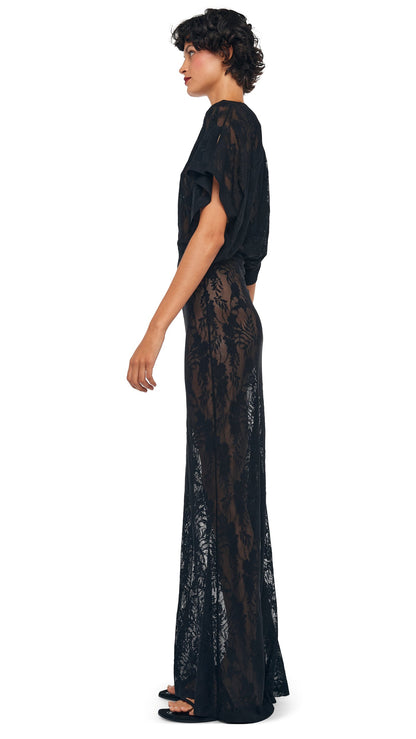 OBIE GOWN Black | Norma Kamali Women