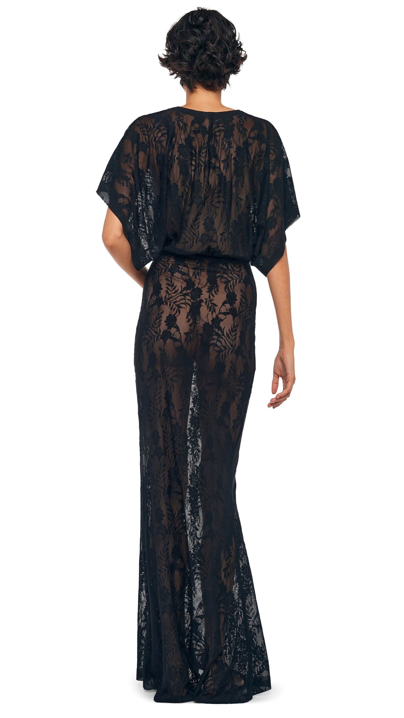 OBIE GOWN Black | Norma Kamali Women