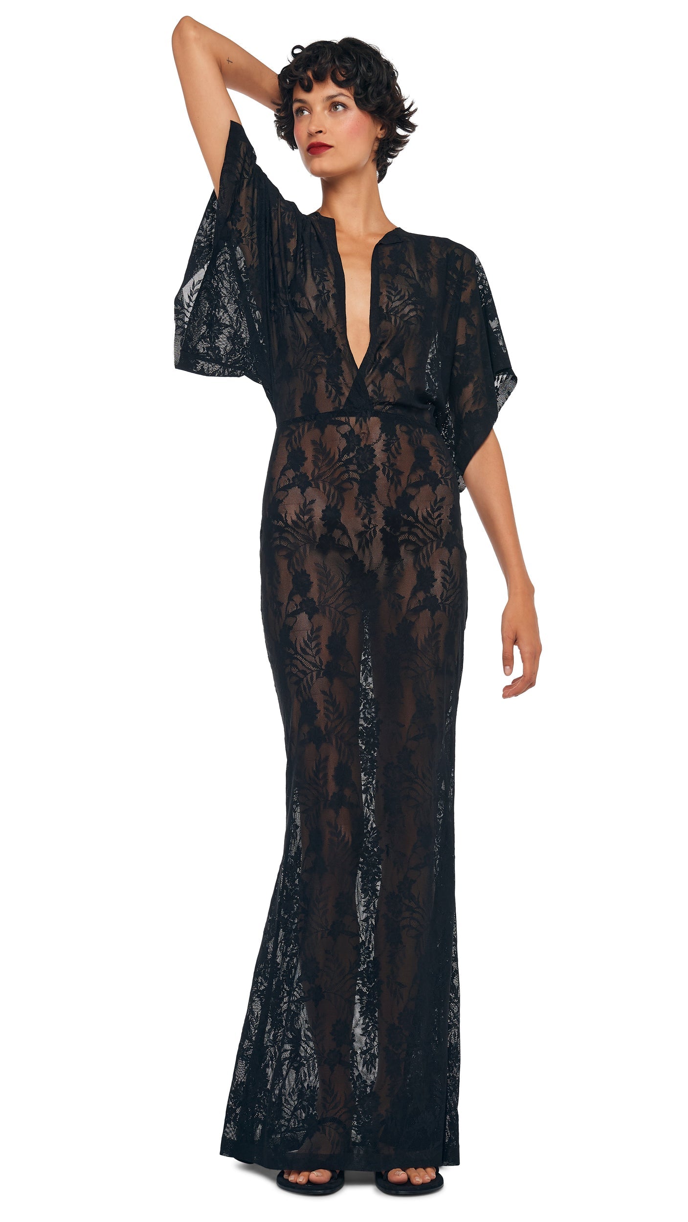 OBIE GOWN Black | Norma Kamali Women