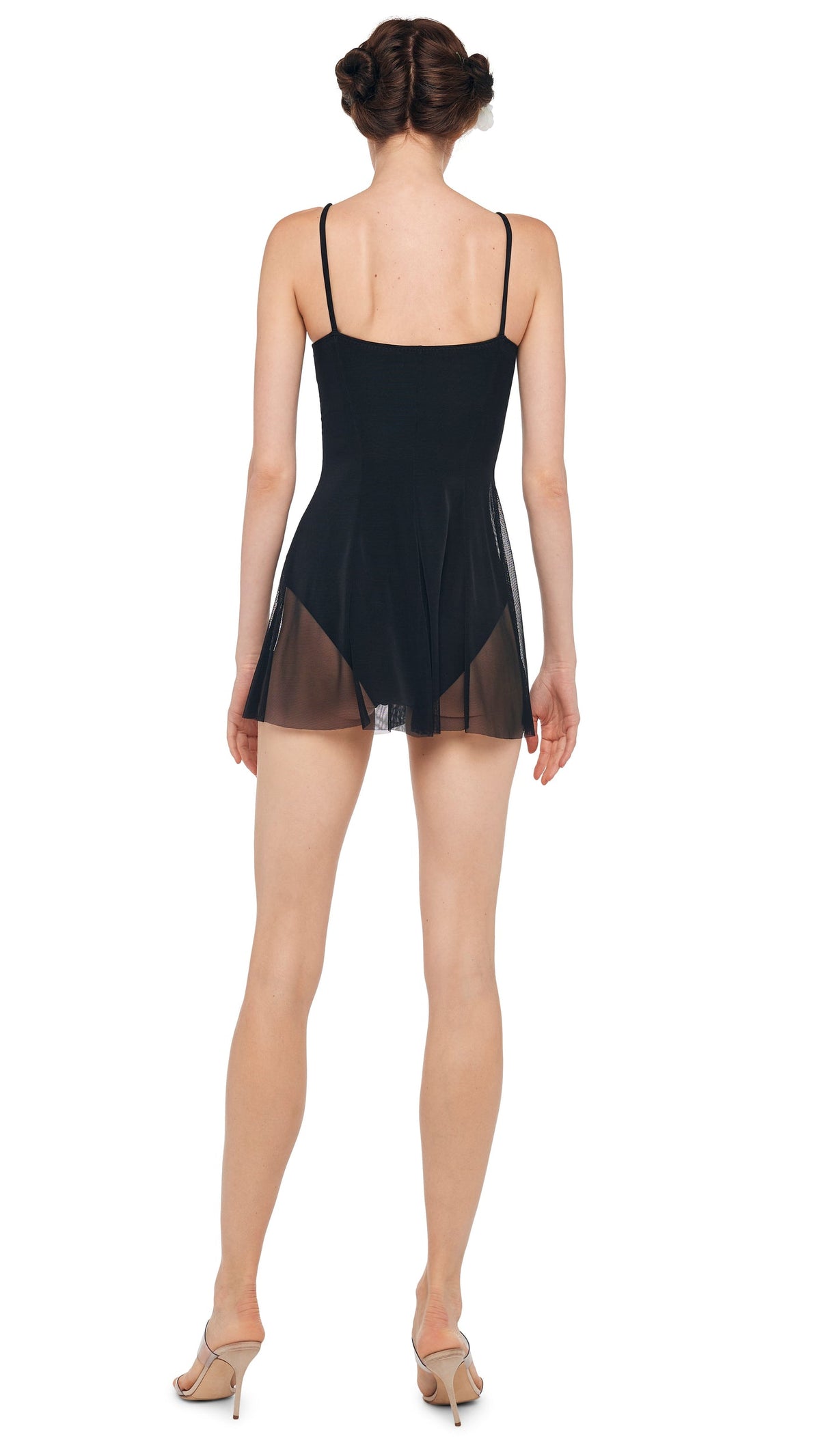 UNDERWIRE PICKLEBALL DRESS Black | Norma Kamali Women