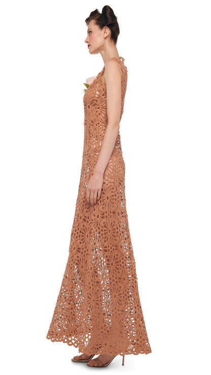 SLEEVELESS SWING MAXI DRESS  | Norma Kamali Women