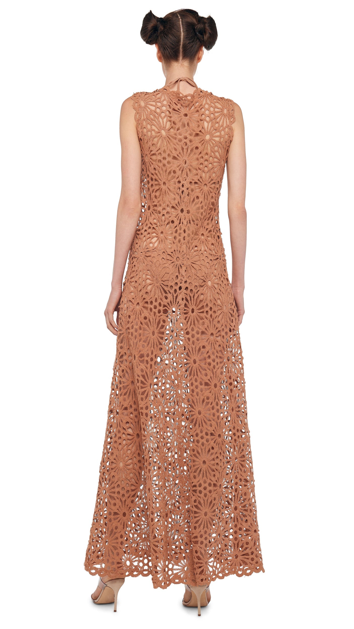 SLEEVELESS SWING MAXI DRESS  | Norma Kamali Women