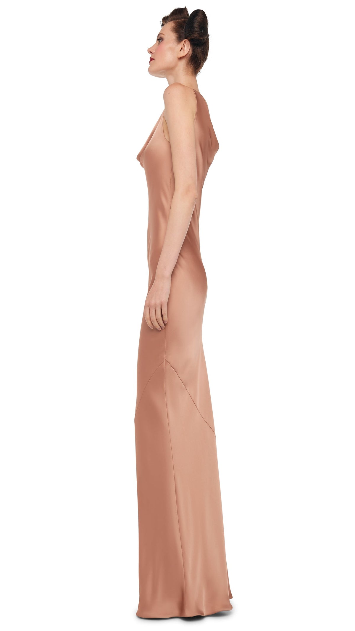 MARIA GOWN Cappuccino | Norma Kamali Women