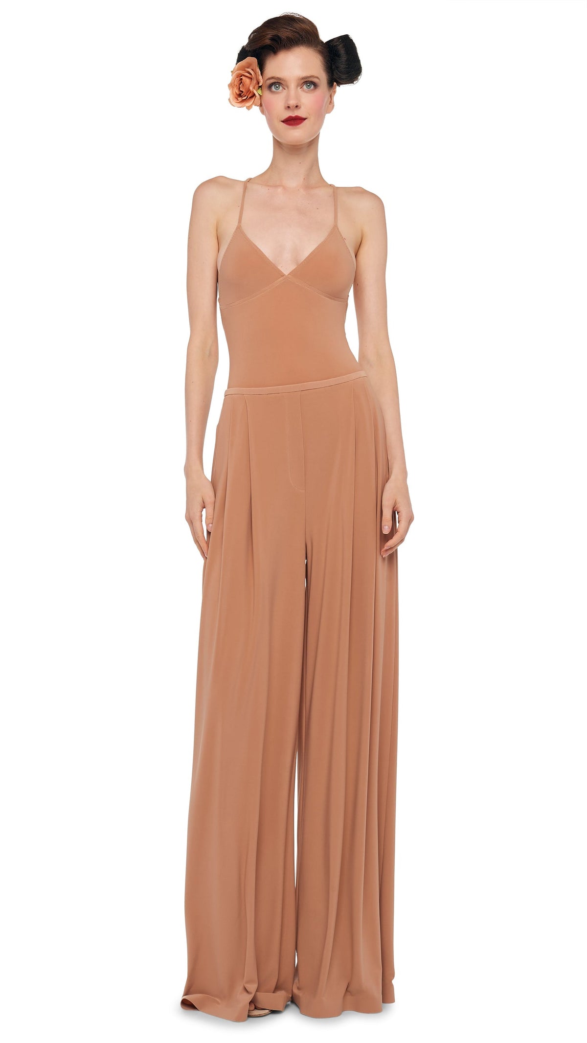 SLIP MIO BODYSUIT Cappuccino | Norma Kamali Women
