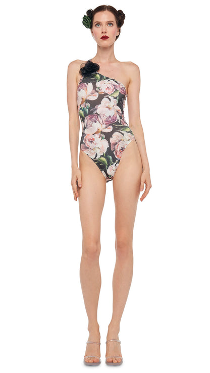 ONE SHOULDER MIO Peony | Norma Kamali Women