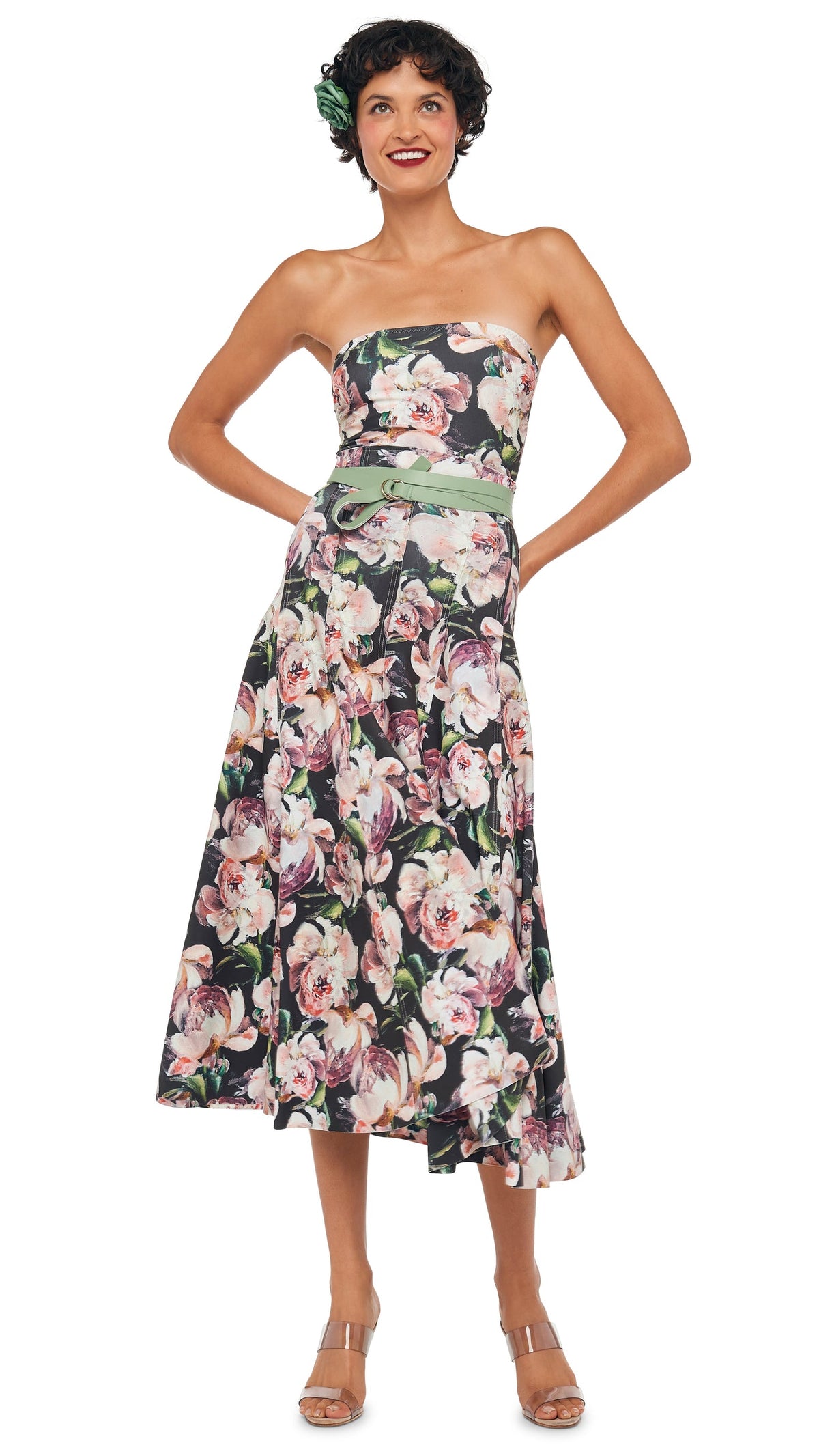 GRACE SKIRT Peony | Norma Kamali Women
