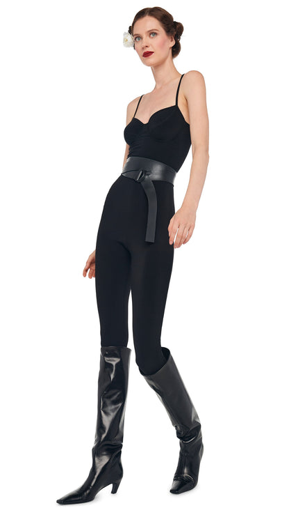 UNDERWIRE CATSUIT Black | Norma Kamali Women