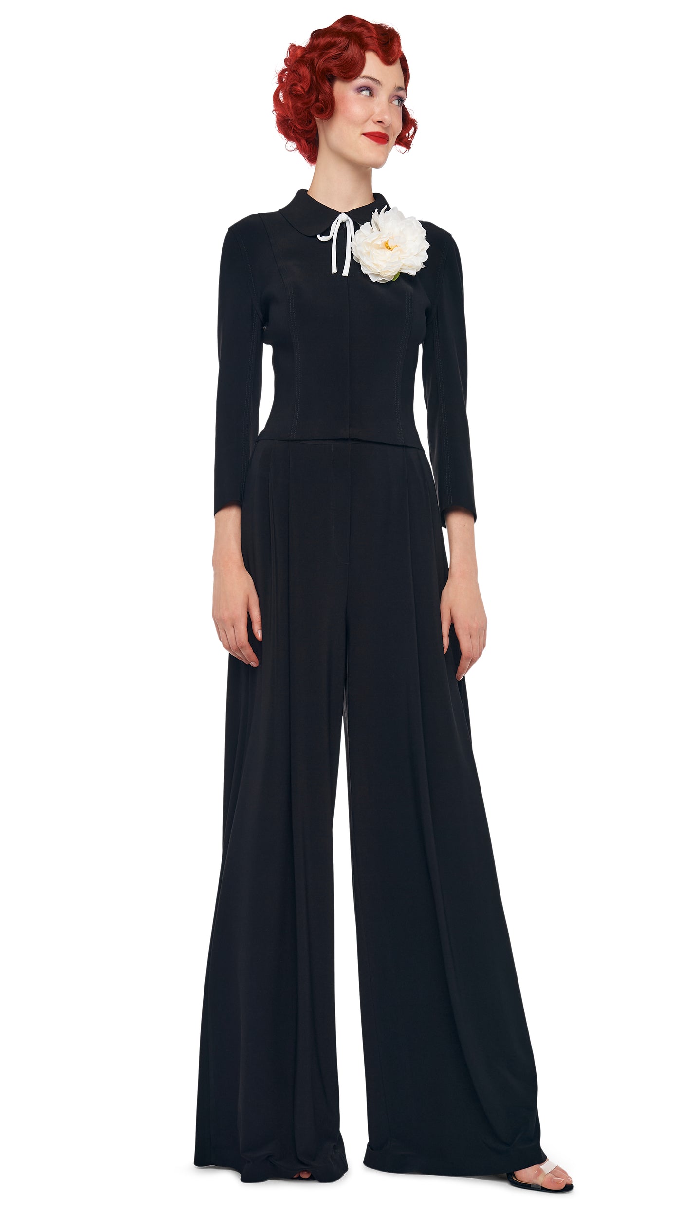 MENS PLEAT PANT Black | Norma Kamali Women