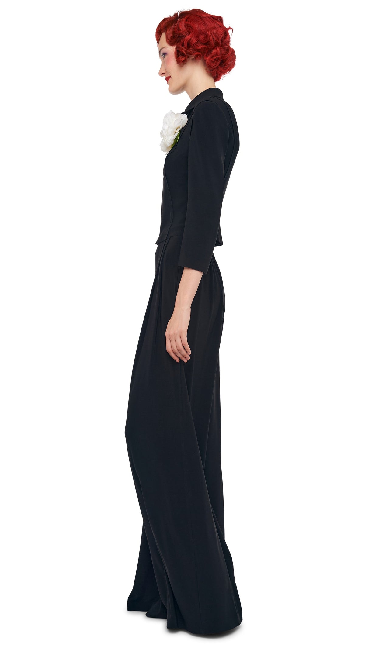 MENS PLEAT PANT Black | Norma Kamali Women