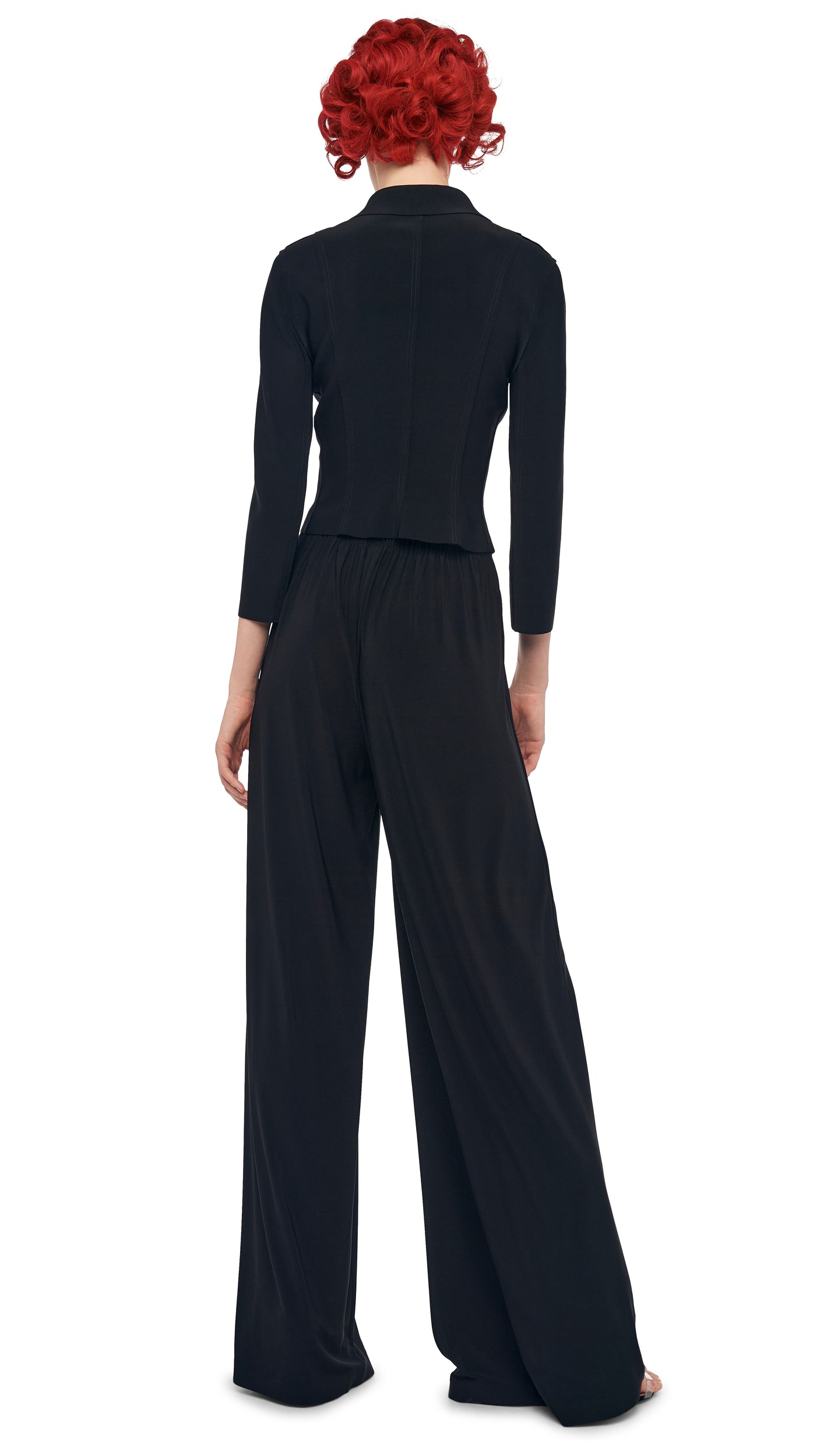 MENS PLEAT PANT Black | Norma Kamali Women