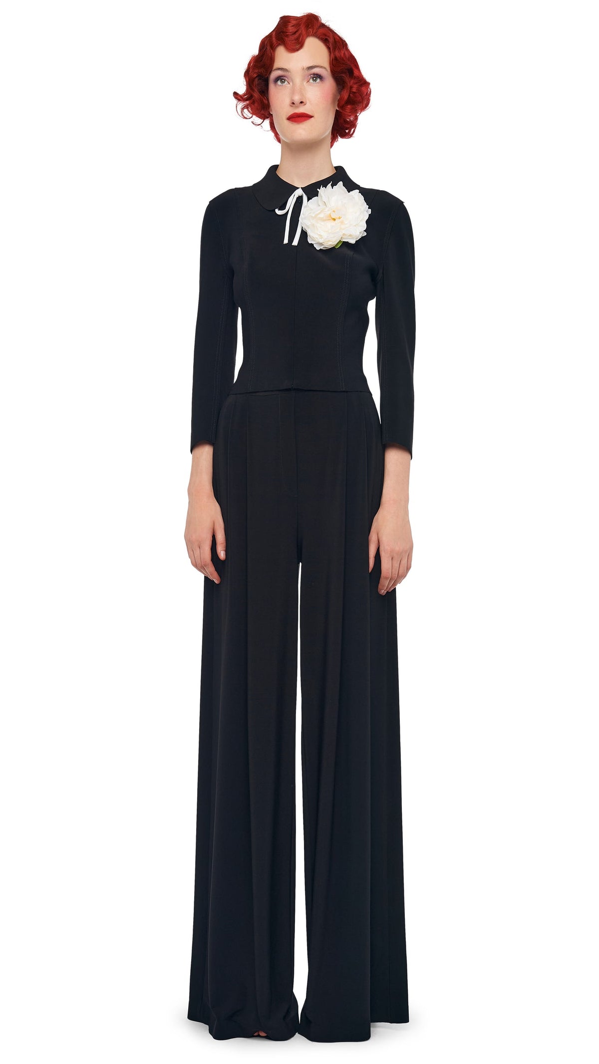 MENS PLEAT PANT Black | Norma Kamali Women