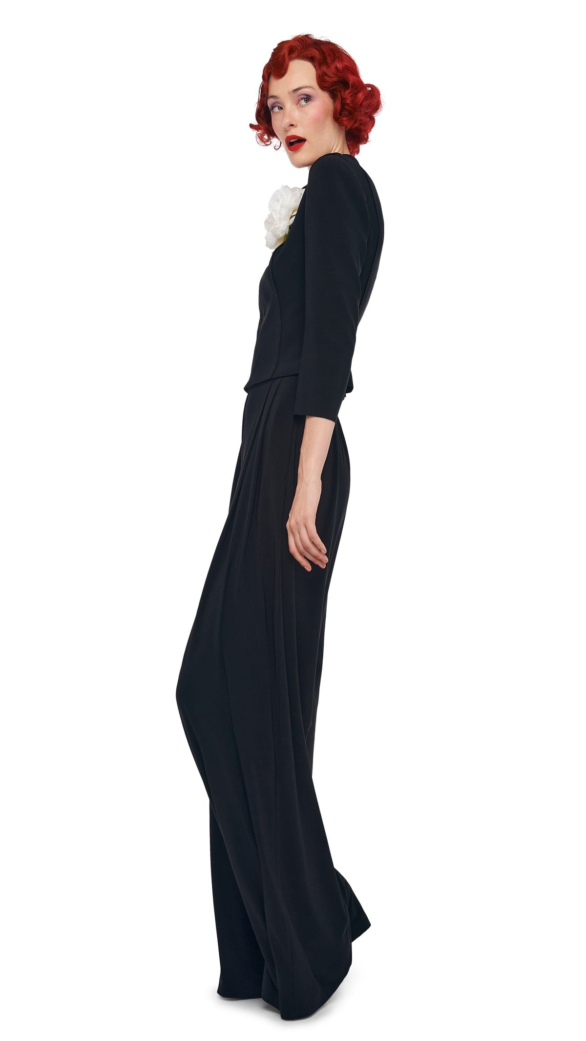 MENS PLEAT PANT Black | Norma Kamali Women