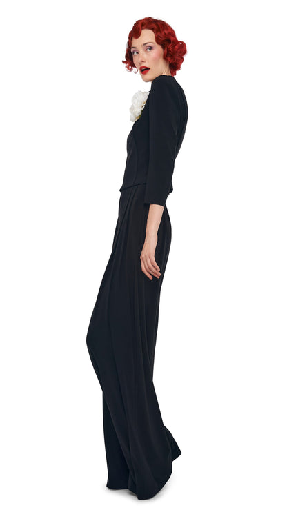 MENS PLEAT PANT Black | Norma Kamali Women