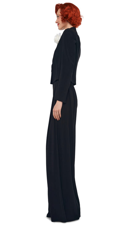 MENS PLEAT PANT Black | Norma Kamali Women