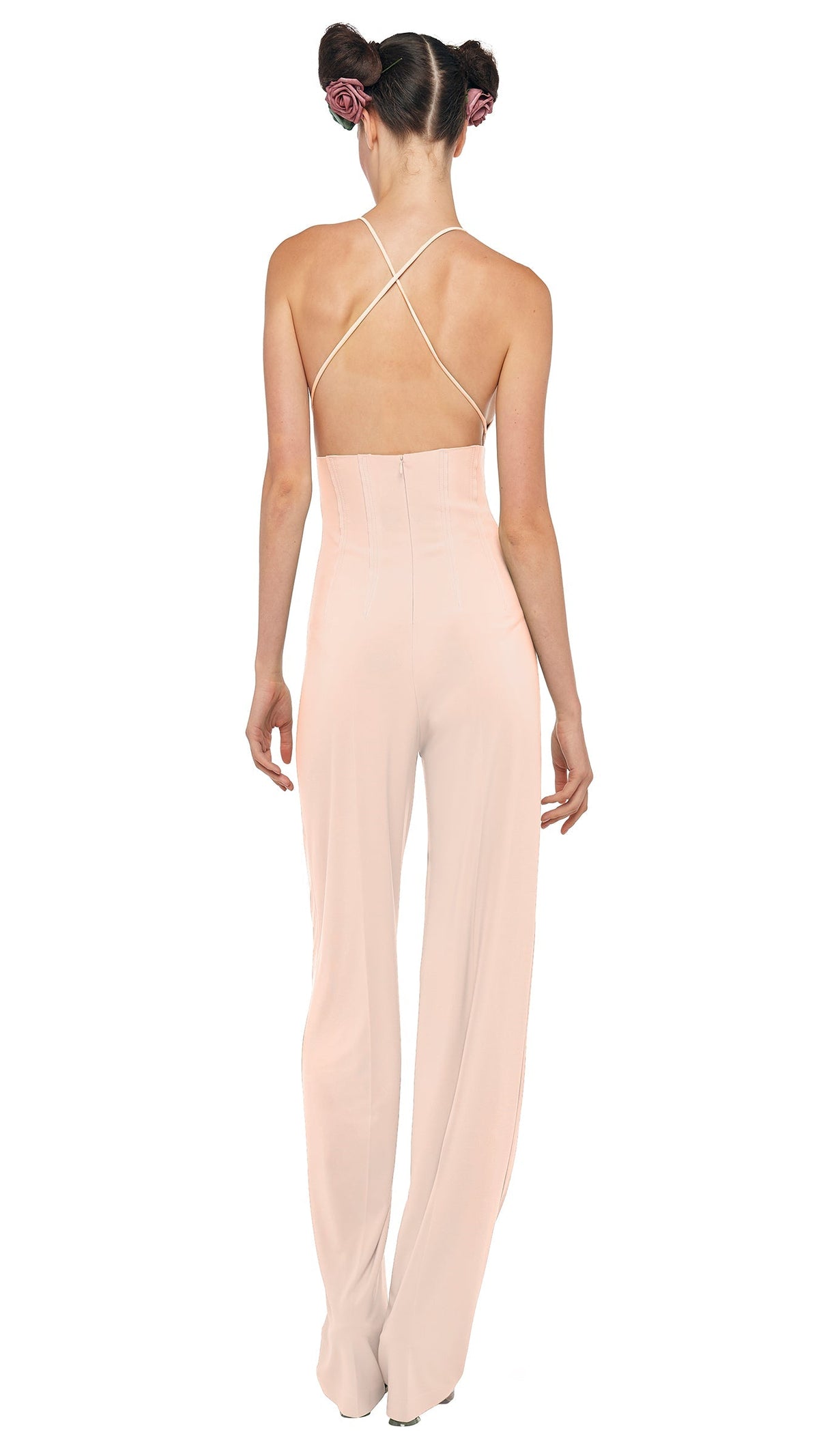HIGH WAIST TAILORED PLEAT PANT Baby | Norma Kamali Women
