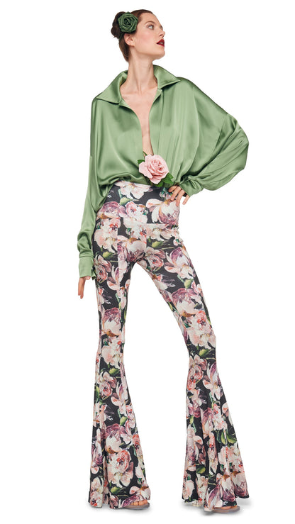 FISHTAIL PANT Peony | Norma Kamali Women
