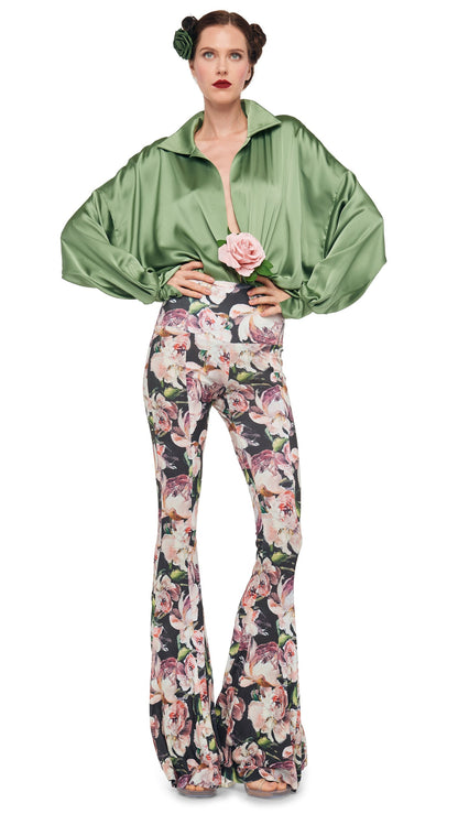 FISHTAIL PANT Peony | Norma Kamali Women