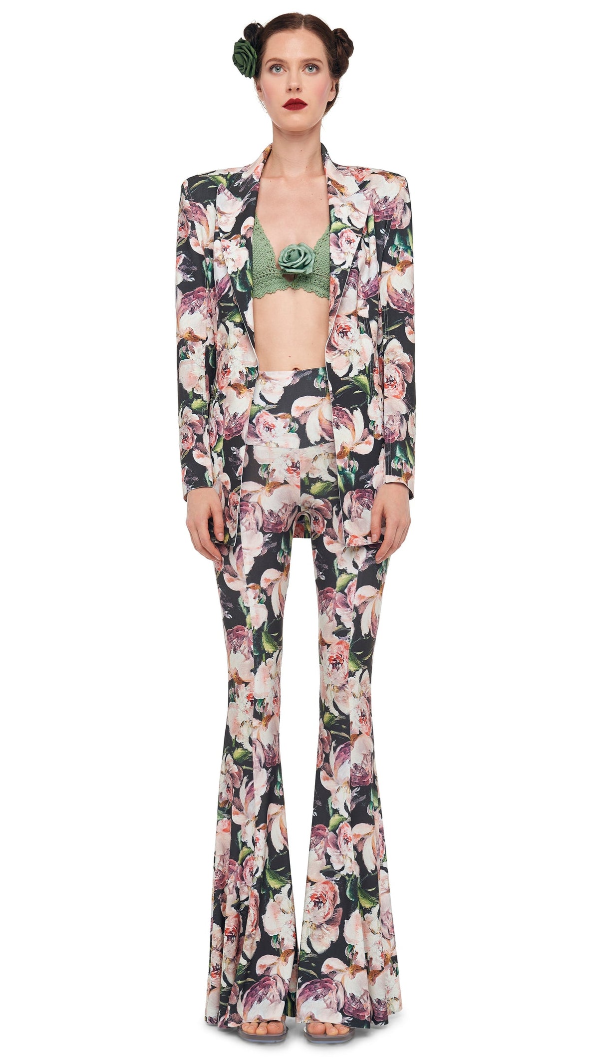 FISHTAIL PANT Peony | Norma Kamali Women