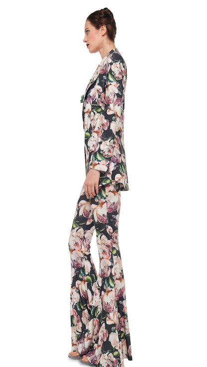 CLASSIC SINGLE BREASTED JACKET Peony | Norma Kamali Women