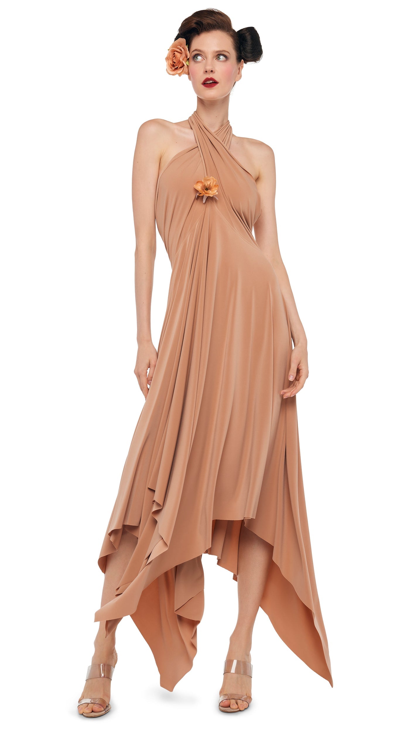 CONVERTIBLE MIDCALF Cappuccino | Norma Kamali Women