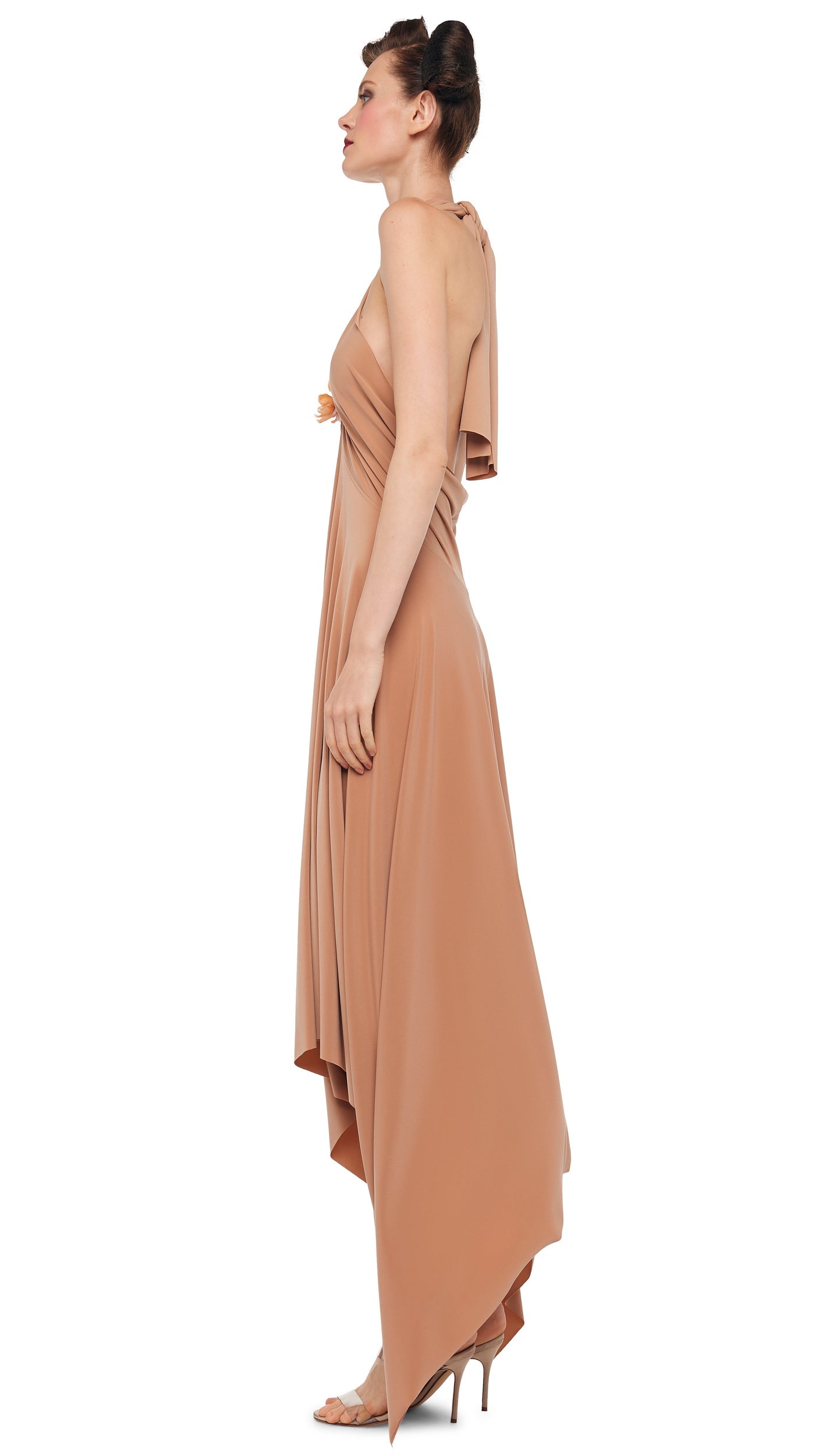 CONVERTIBLE MIDCALF Cappuccino | Norma Kamali Women