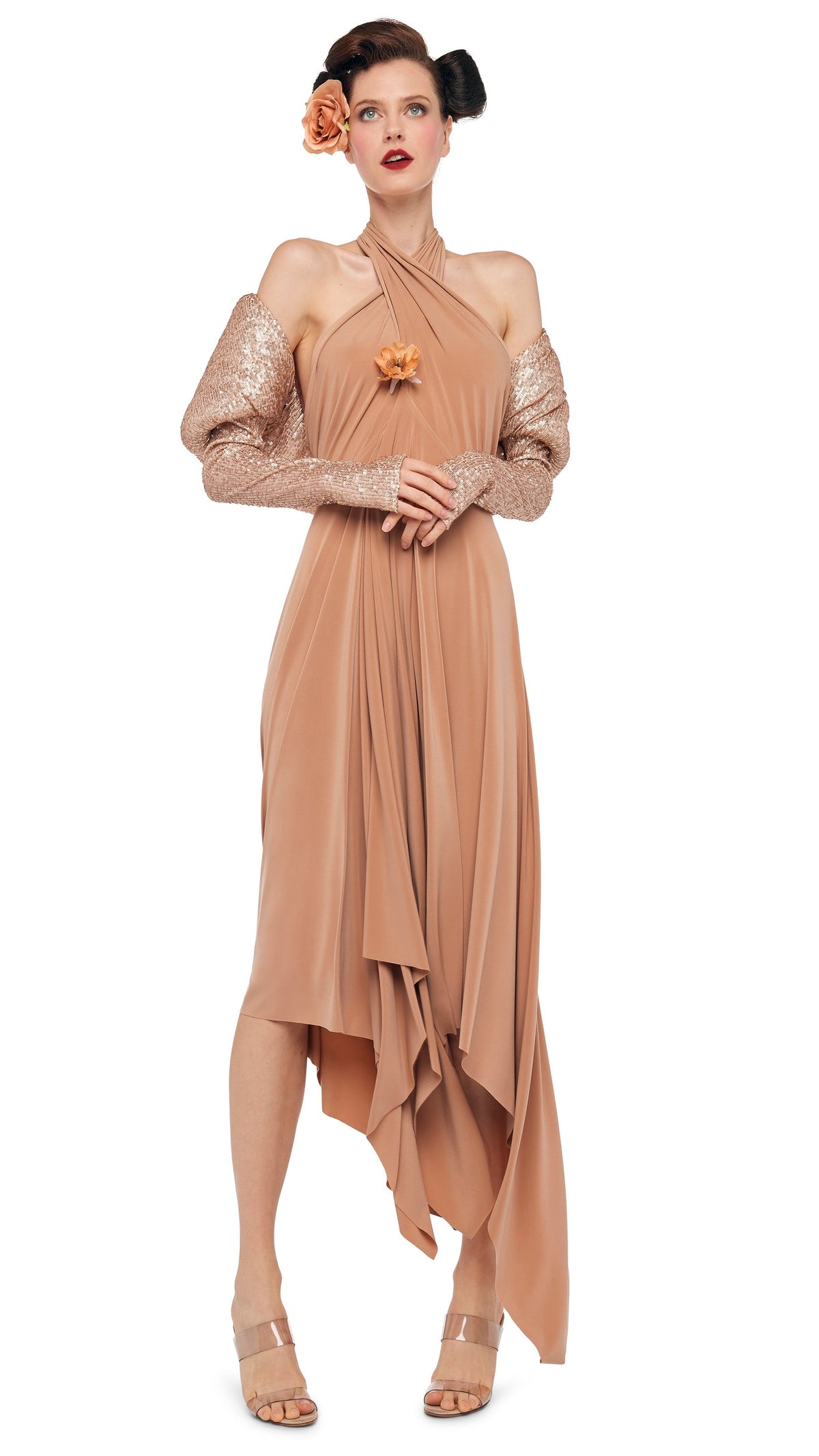 CONVERTIBLE MIDCALF Cappuccino | Norma Kamali Women