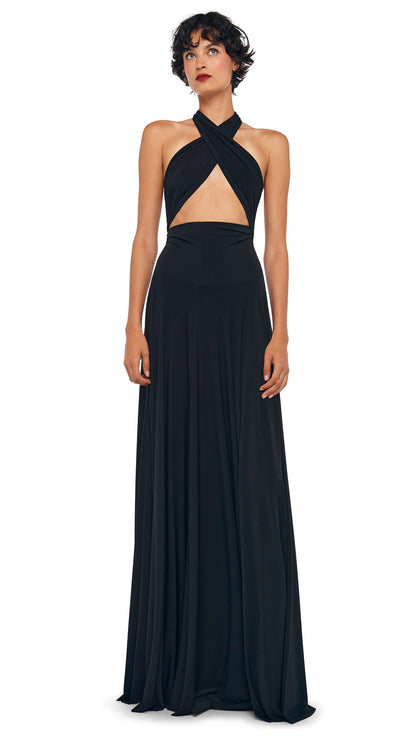 CONVERTIBLE GOWN Black | Norma Kamali Women