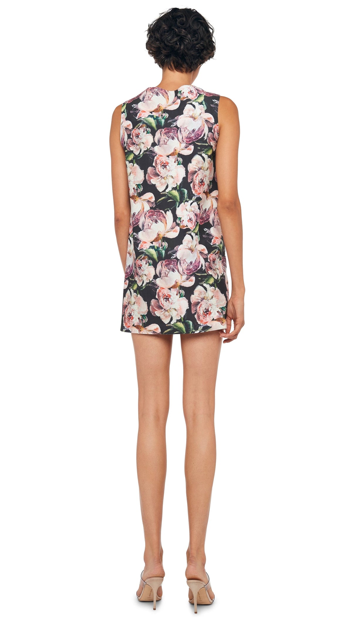 SLEEVELESS MINI DRESS Peony | Norma Kamali Women