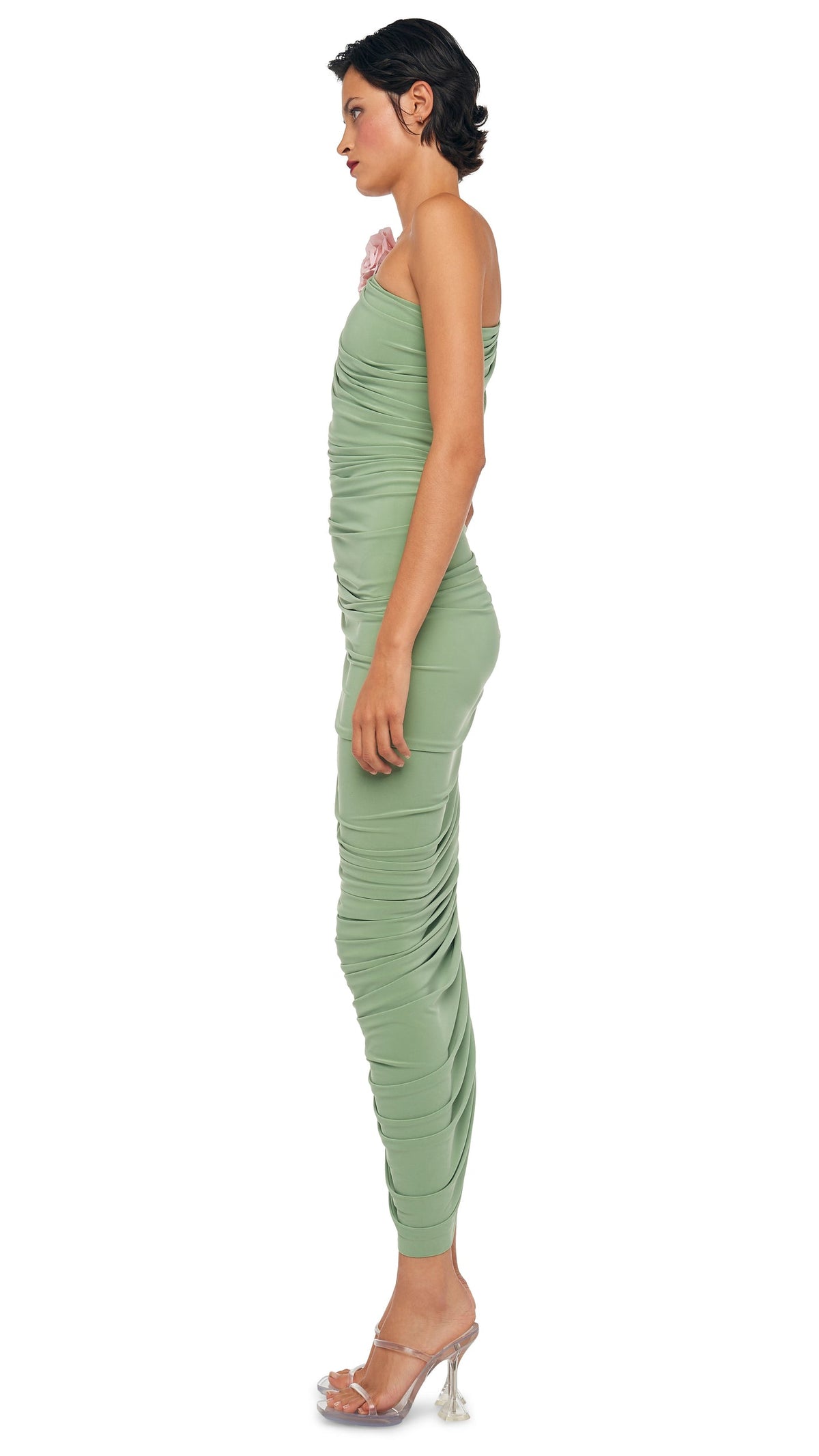 DIANA GOWN Vintage Green | Norma Kamali Women