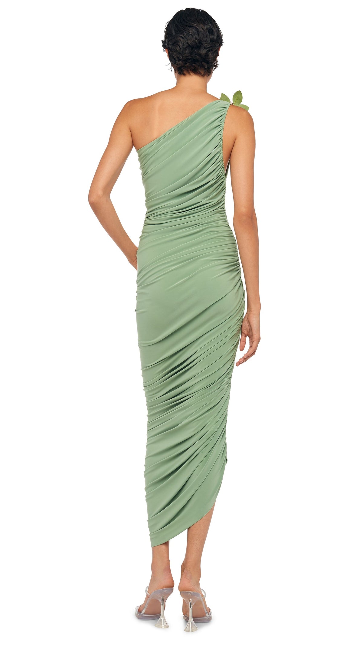 DIANA GOWN Vintage Green | Norma Kamali Women