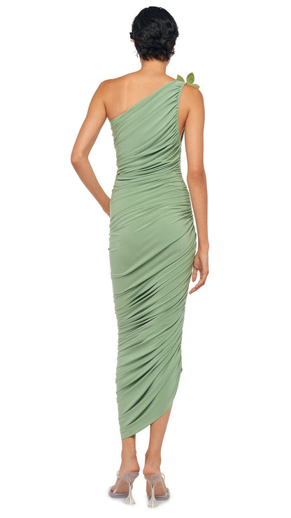 DIANA GOWN Vintage Green | Norma Kamali Women