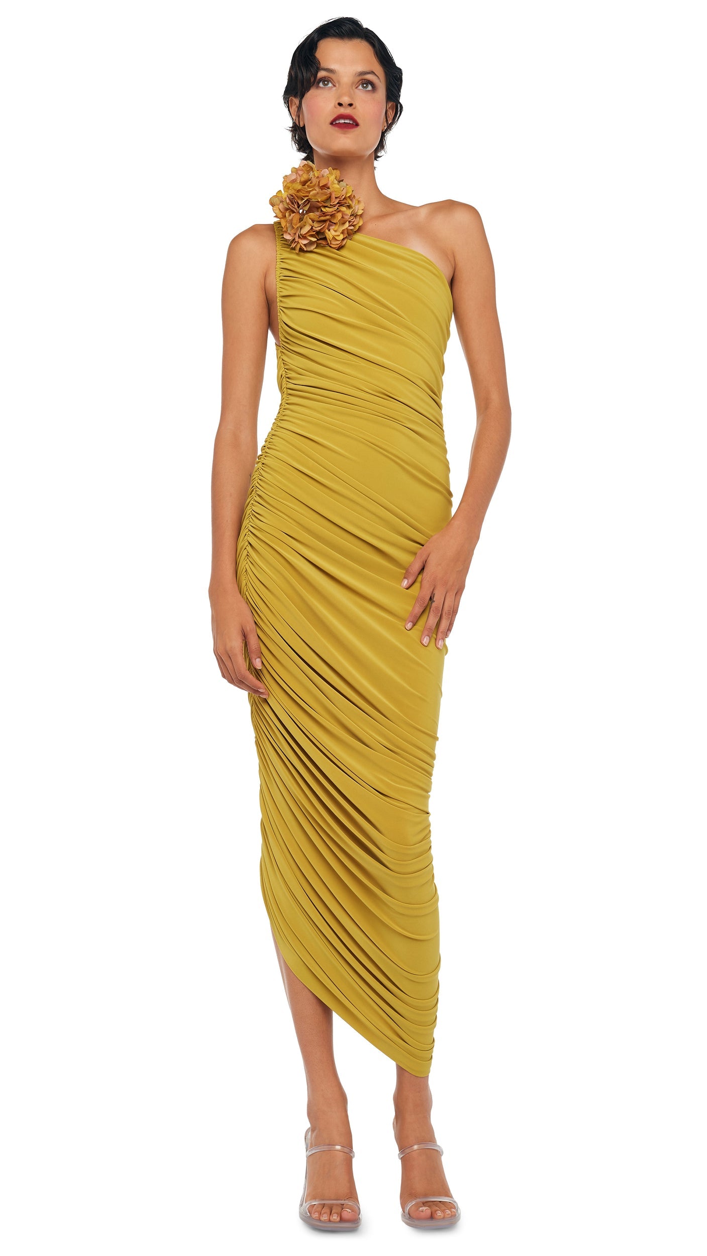 DIANA GOWN Asparagus | Norma Kamali Women